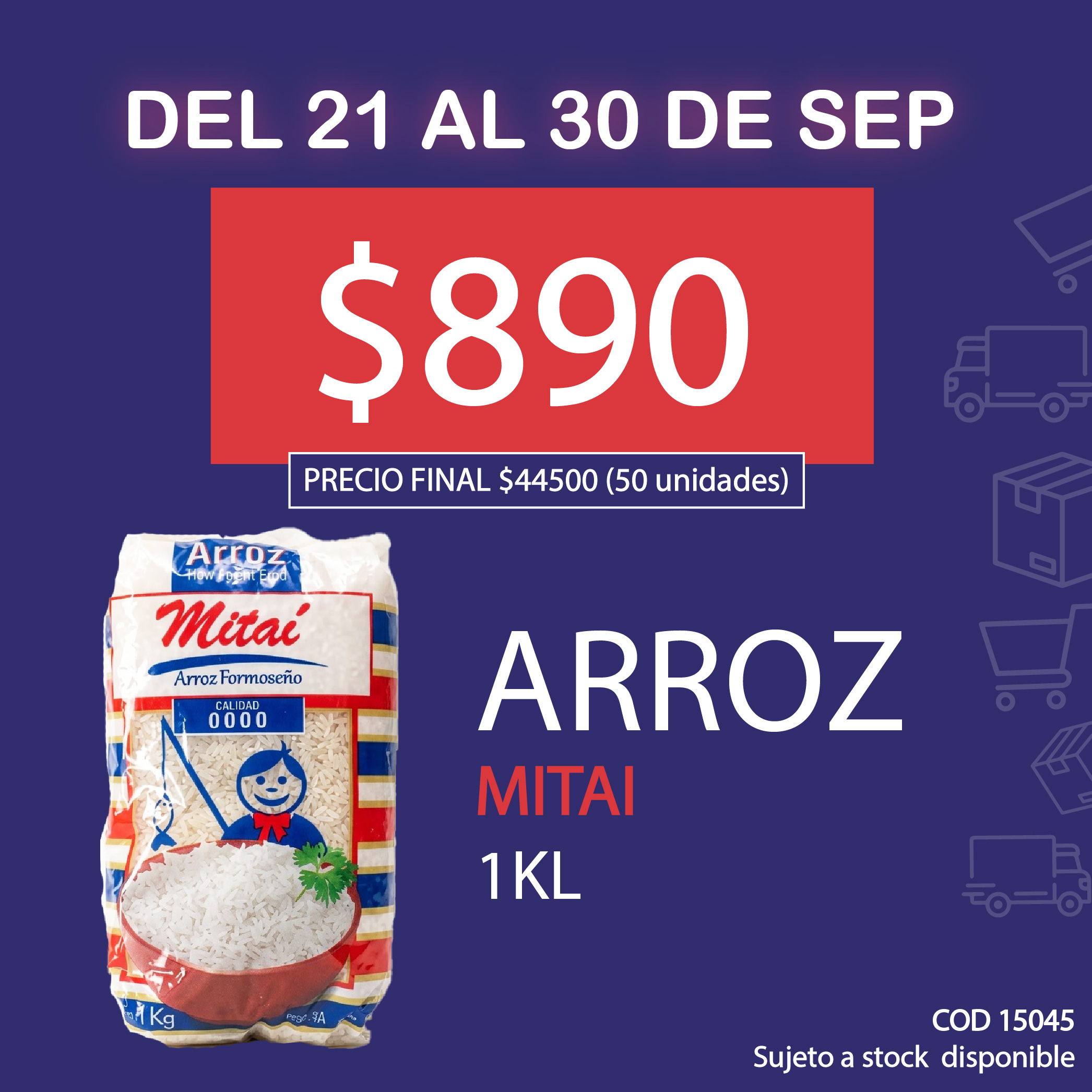 OFERTA E-CO ARROZ X1KG MITAI